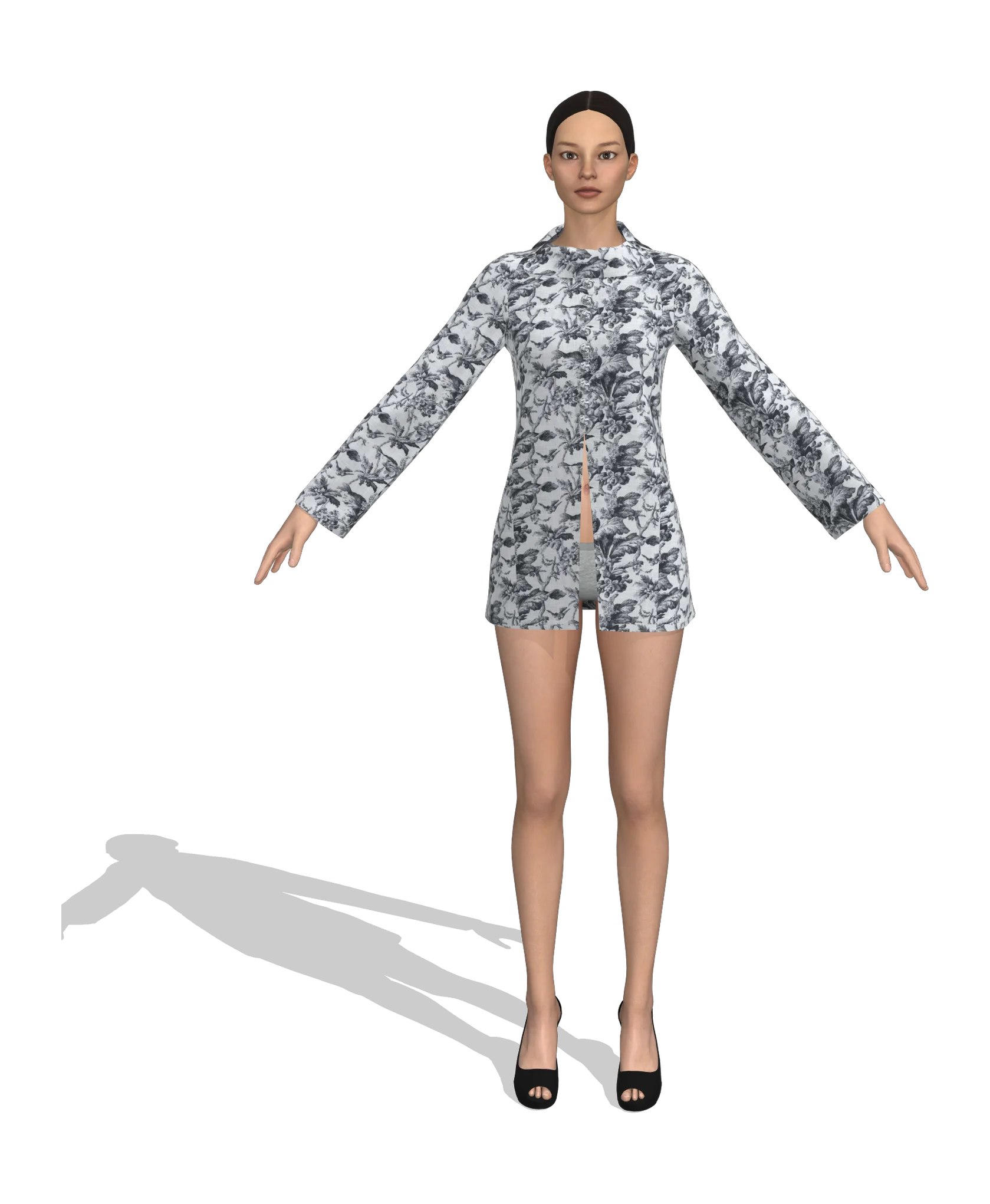 KDscion p179 full sleeve sheath top
